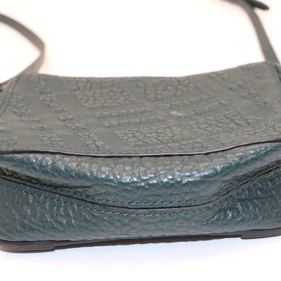 Burberry Pebbled Leather Small Shoulder Handbag - Green - Picture 3 of 16